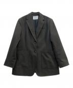 SLOBE IENAスローブ イエナ）の古着「リネン混テーラードジャケット」｜グレー