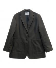 SLOBE IENA（スローブ イエナ）の古着「リネン混テーラードジャケット」｜グレー