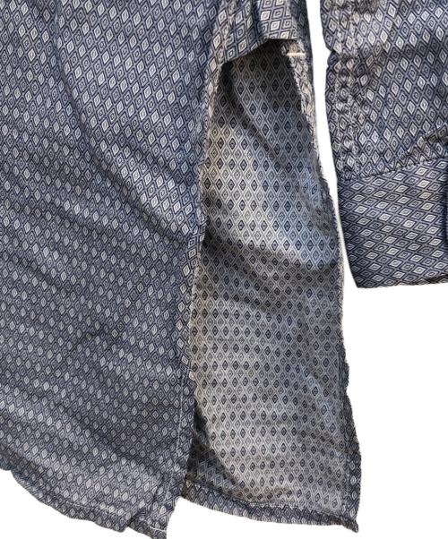 Engineered Garments（エンジニアドガーメンツ）Engineered Garments (エンジニアードガーメンツ) ノーカラーシャツ ブルー サイズ:Sの古着・服飾アイテム