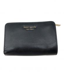 Kate Spade（ケイトスペード）の古着「2つ折り財布」｜ブラック