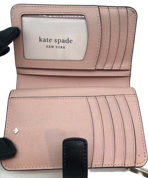 Kate Spade（ケイトスペード）Kate Spade (ケイトスペード) 2つ折り財布 ブラックの古着・服飾アイテム