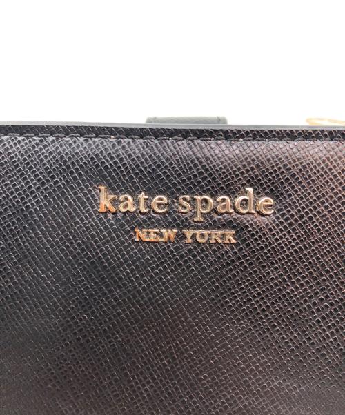 Kate Spade（ケイトスペード）Kate Spade (ケイトスペード) 2つ折り財布 ブラックの古着・服飾アイテム