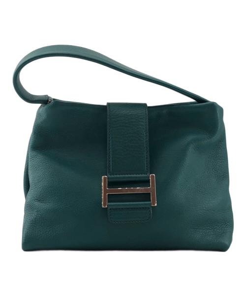 HIROFU（ヒロフ）HIROFU (ヒロフ) ハンドバッグ グリーンの古着・服飾アイテム