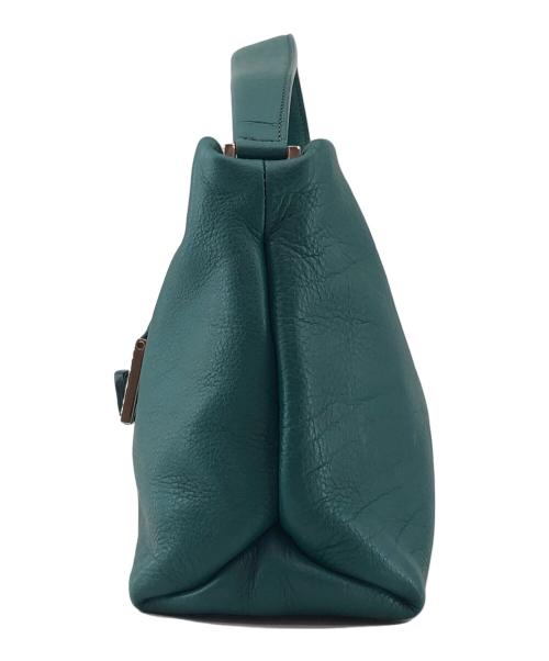 HIROFU（ヒロフ）HIROFU (ヒロフ) ハンドバッグ グリーンの古着・服飾アイテム