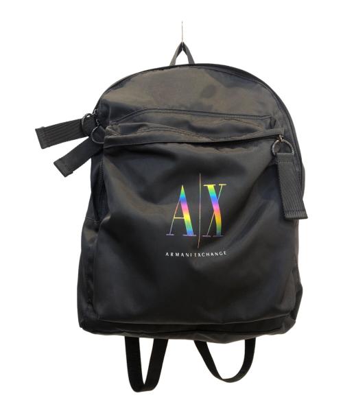 ARMANI EXCHANGE（アルマーニ エクスチェンジ）ARMANI EXCHANGE (アルマーニ エクスチェンジ) リュック ブラックの古着・服飾アイテム