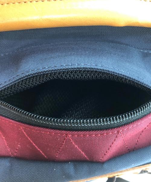 master-piece（マスターピース）master-piece (マスターピース) スリングバッグ ネイビー×ボルドー 未使用品の古着・服飾アイテム