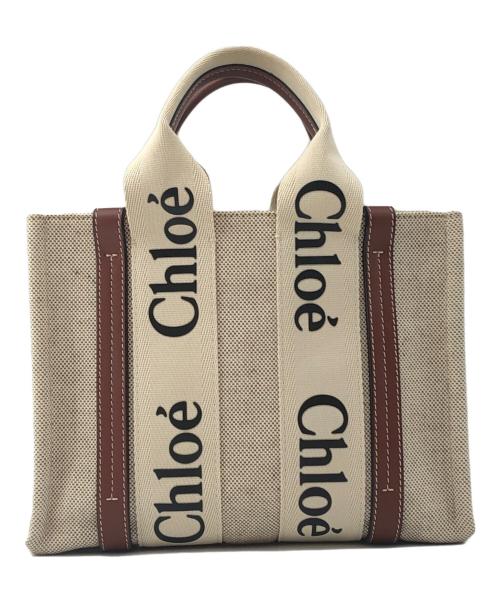 Chloe（クロエ）Chloe (クロエ) バッグ アイボリー×ブラウンの古着・服飾アイテム