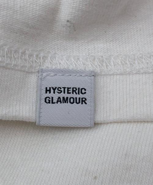 Hysteric Glamour（ヒステリックグラマー）Hysteric Glamour (ヒステリックグラマー) 半袖カットソー ホワイト サイズ:XLの古着・服飾アイテム