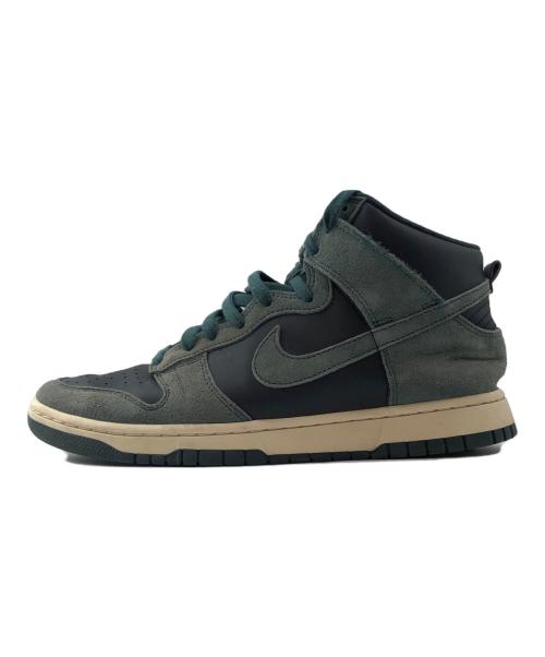 NIKE（ナイキ）NIKE (ナイキ) Dunk High Retro グリーン×ブラック サイズ:27.5㎝の古着・服飾アイテム