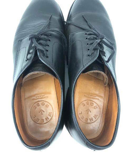 WHEEL ROBE（ウィールローブ）WHEEL ROBE (ウィールローブ) プレーントゥシューズ ブラック サイズ:9の古着・服飾アイテム