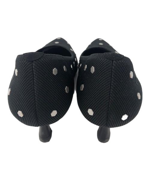 VIVAIA（ビバイア）VIVAIA (ビバイア) ポインテッドトゥ キトゥンヒール パンプス ブラック サイズ:35.5の古着・服飾アイテム