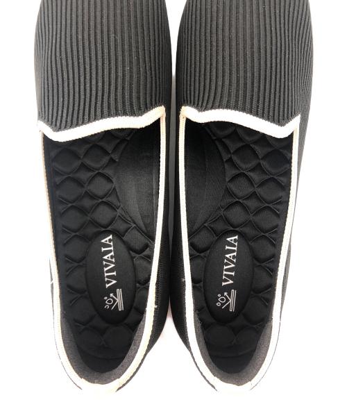 VIVAIA（ビバイア）VIVAIA (ビバイア) フラットパンプス ブラック サイズ:38.5の古着・服飾アイテム