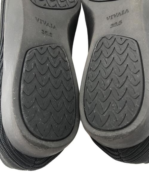 VIVAIA（ビバイア）VIVAIA (ビバイア) フラットパンプス ブラック サイズ:38.5の古着・服飾アイテム