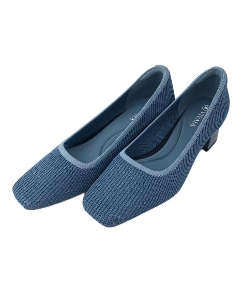 VIVAIA（ビバイア）VIVAIA (ビバイア) パンプス ブルー サイズ:38の古着・服飾アイテム