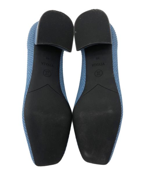 VIVAIA（ビバイア）VIVAIA (ビバイア) パンプス ブルー サイズ:38の古着・服飾アイテム