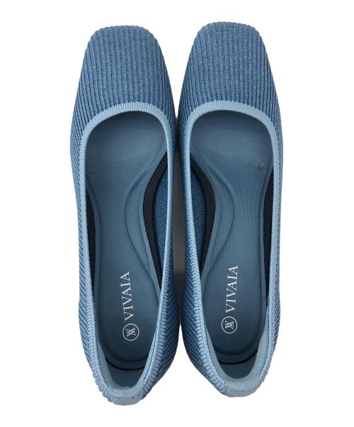 VIVAIA（ビバイア）VIVAIA (ビバイア) パンプス ブルー サイズ:38の古着・服飾アイテム