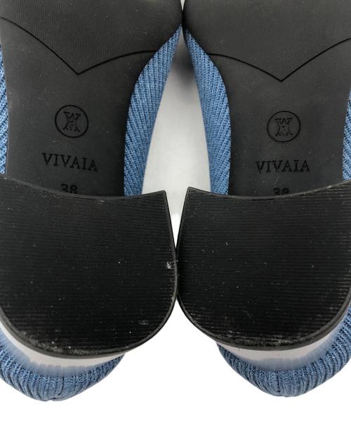 VIVAIA（ビバイア）VIVAIA (ビバイア) パンプス ブルー サイズ:38の古着・服飾アイテム