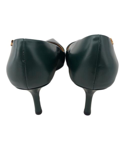 TORY BURCH（トリーバーチ）TORY BURCH (トリーバーチ) ヒールパンプス グリーン サイズ:6の古着・服飾アイテム