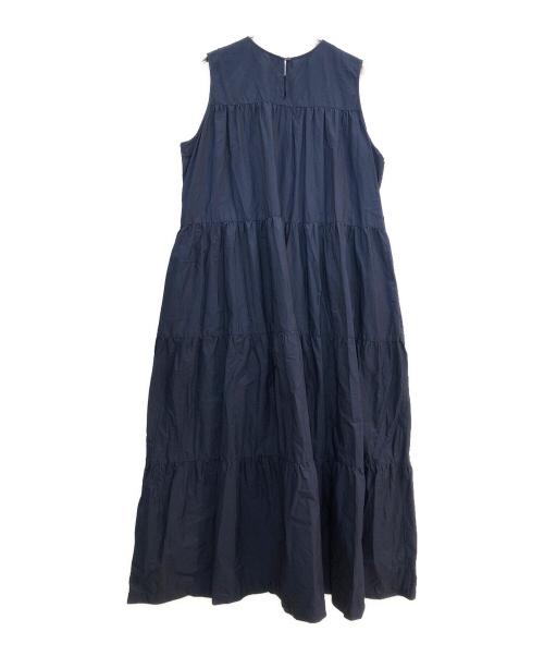 Gymphlex（ジムフレックス）Gymphlex (ジムフレックス) ノースリーブワンピース ネイビー サイズ:14の古着・服飾アイテム