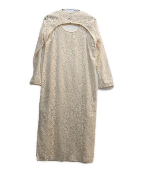 acka（エーシーケーエー）ACKA (エーシーケーエー) ワンピース ベージュ サイズ:2の古着・服飾アイテム