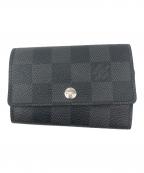 LOUIS VUITTONルイ ヴィトン）の古着「6連キーケース」｜ブラック×グレー