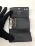 中古・古着 LOUIS VUITTON (ルイ ヴィトン) 6連キーケース ブラック×グレー：15000円