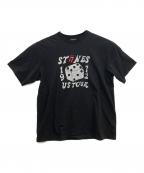 JOURNAL STANDARD relume×THE ROLLING STONESジャーナルスタンダード レリューム×ザ ローリングストーンズ）の古着「半袖Tシャツ」｜ブラック