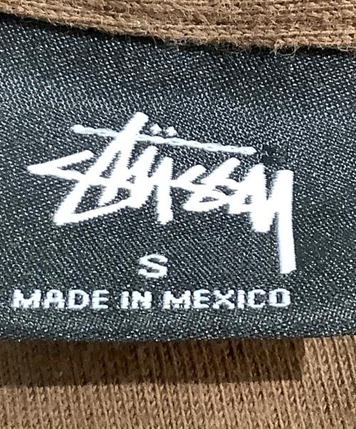 stussy（ステューシー）stussy (ステューシー) 半袖カットソー ブラウン サイズ:Sの古着・服飾アイテム