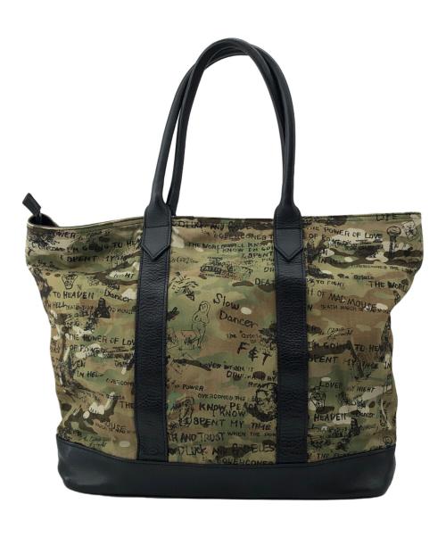 THE CRIMIE（ザ クライミー）THE CRIMIE (ザ クライミー) ハンドバッグ グリーン×ブラックの古着・服飾アイテム