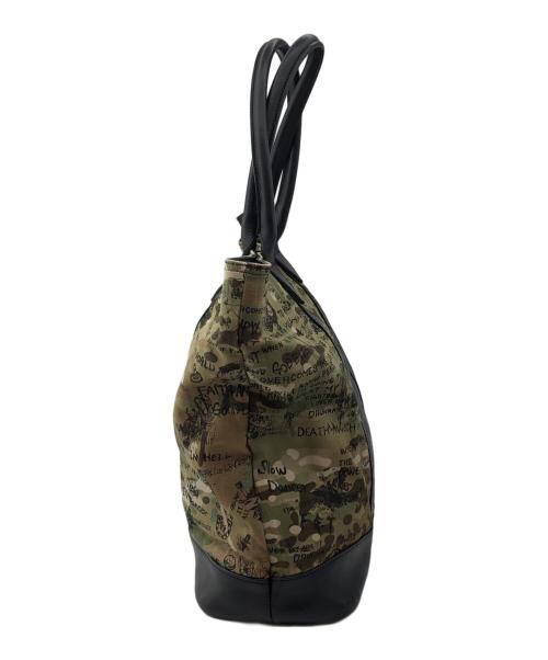 THE CRIMIE（ザ クライミー）THE CRIMIE (ザ クライミー) ハンドバッグ グリーン×ブラックの古着・服飾アイテム