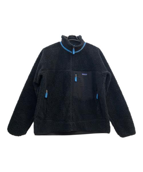 Patagonia（パタゴニア）Patagonia (パタゴニア) フリースジャケット ブラック×ブルー サイズ:XLの古着・服飾アイテム