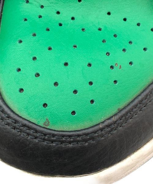 NIKE（ナイキ）NIKE (ナイキ) AIR JORDAN 1 MID ブラック×グリーン サイズ:25.5cmの古着・服飾アイテム