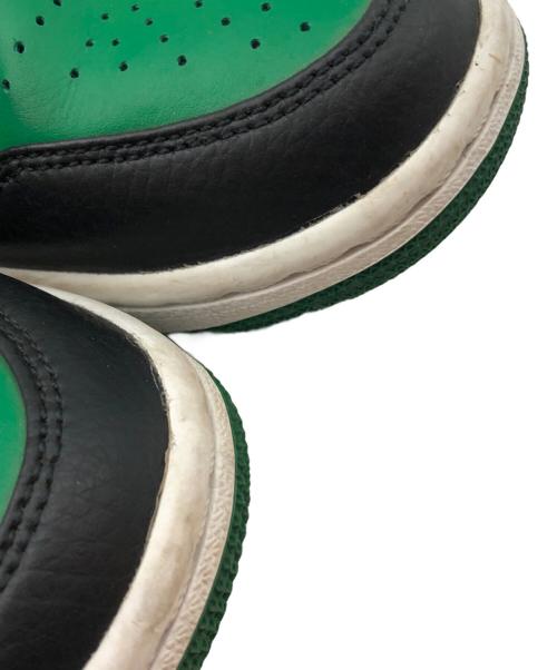 NIKE（ナイキ）NIKE (ナイキ) AIR JORDAN 1 MID ブラック×グリーン サイズ:25.5cmの古着・服飾アイテム