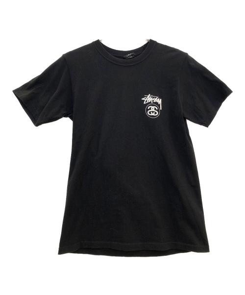 stussy（ステューシー）stussy (ステューシー) プリントTシャツ ブラック サイズ:Sの古着・服飾アイテム