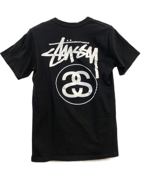 stussy（ステューシー）stussy (ステューシー) プリントTシャツ ブラック サイズ:Sの古着・服飾アイテム