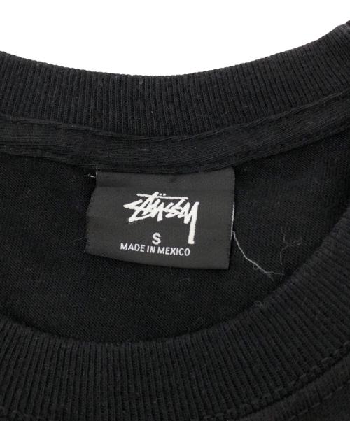 stussy（ステューシー）stussy (ステューシー) プリントTシャツ ブラック サイズ:Sの古着・服飾アイテム