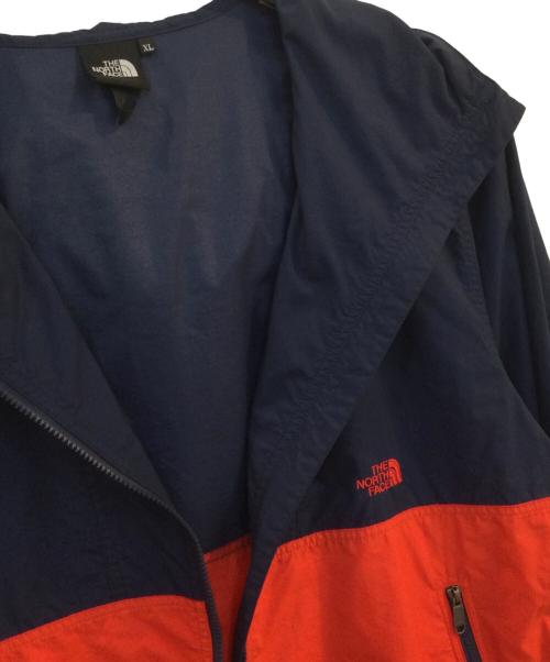 THE NORTH FACE（ザ ノース フェイス）THE NORTH FACE (ザ ノース フェイス) COMPACT JACKET/コンパクトジャケット ネイビー×レッド サイズ:XLの古着・服飾アイテム