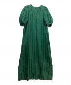 JOURNAL STANDARDジャーナルスタンダード）の古着「ワンピース」｜グリーン×ブラック