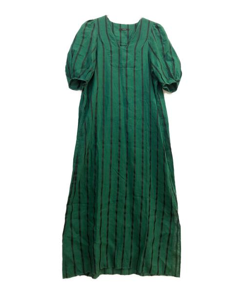 JOURNAL STANDARD（ジャーナルスタンダード）JOURNAL STANDARD (ジャーナルスタンダード) ワンピース グリーン×ブラック サイズ:38の古着・服飾アイテム