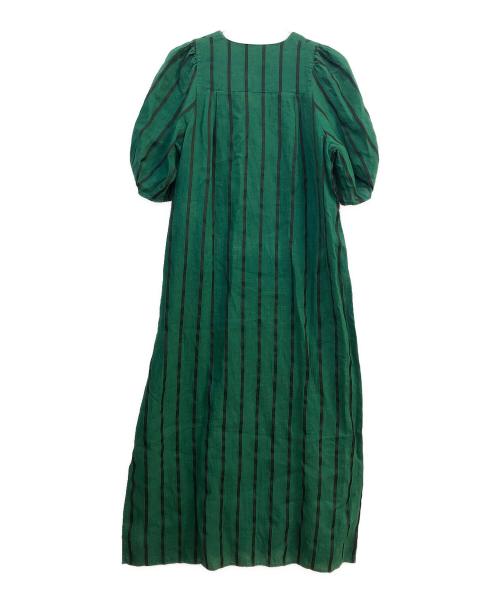 JOURNAL STANDARD（ジャーナルスタンダード）JOURNAL STANDARD (ジャーナルスタンダード) ワンピース グリーン×ブラック サイズ:38の古着・服飾アイテム