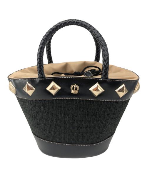 YU HAMANO（ユウ ハマノ）YU HAMANO (ユウ ハマノ) ハンドバッグ ブラックの古着・服飾アイテム