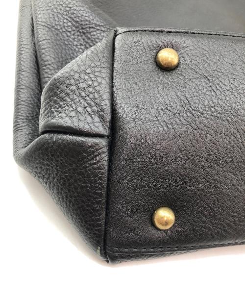 DAKOTA（ダコタ）Dakota (ダコタ) レザートートバッグ ブラックの古着・服飾アイテム