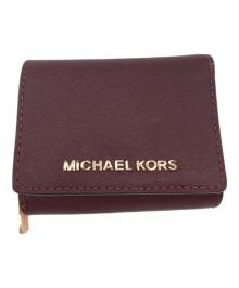 MICHAEL KORS（マイケルコース）の古着「3つ折り財布」｜レッド