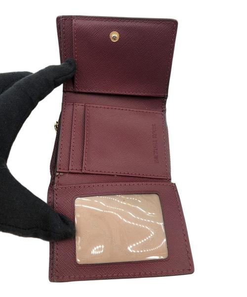 MICHAEL KORS（マイケルコース）MICHAEL KORS (マイケルコース) 3つ折り財布 レッドの古着・服飾アイテム
