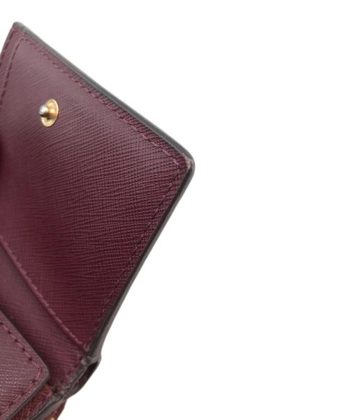 MICHAEL KORS（マイケルコース）MICHAEL KORS (マイケルコース) 3つ折り財布 レッドの古着・服飾アイテム