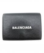 BALENCIAGAバレンシアガ）の古着「3つ折り財布」｜ブラック