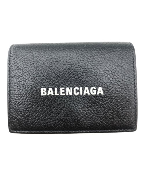 BALENCIAGA（バレンシアガ）BALENCIAGA (バレンシアガ) 3つ折り財布 ブラックの古着・服飾アイテム