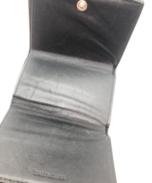 BALENCIAGA（バレンシアガ）BALENCIAGA (バレンシアガ) 3つ折り財布 ブラックの古着・服飾アイテム