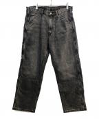 LEVI'Sリーバイス）の古着「568 STAY LOOSE CARPENTER」｜ブラック