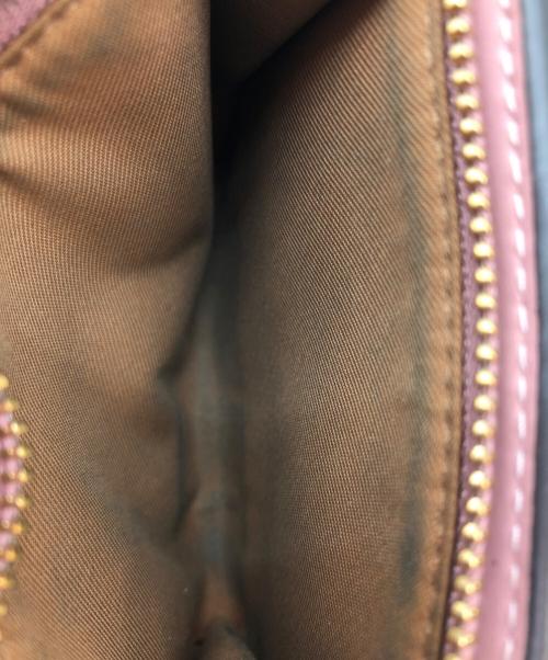 COACH（コーチ）COACH (コーチ) 2つ折り財布 ホワイト×ピンクの古着・服飾アイテム